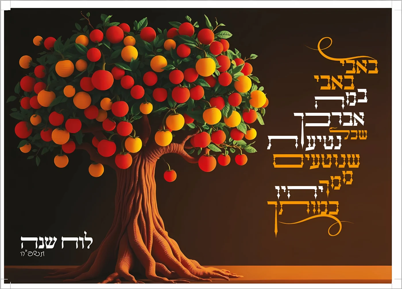 מתנה לסבתא לרגל יום הולדתה שחל סמוך לט"ו בשבט