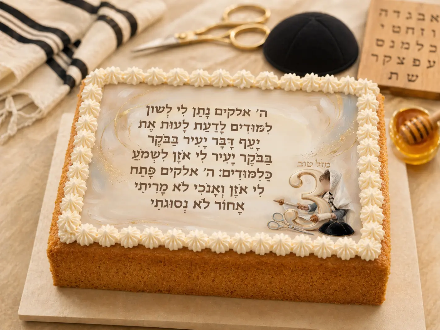 תבניות ומוקאפים לפריפיק של עוגת דבש